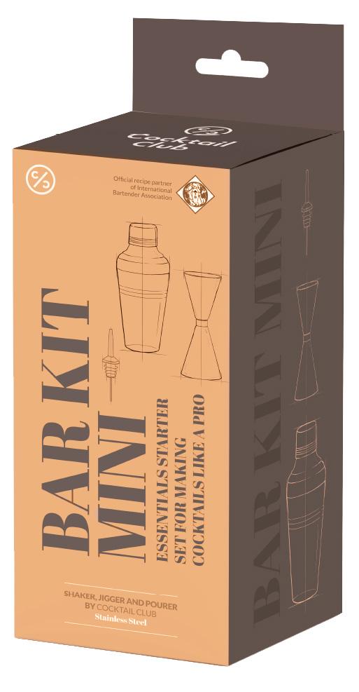 Mini kit Shaker, Jigger & Pourer