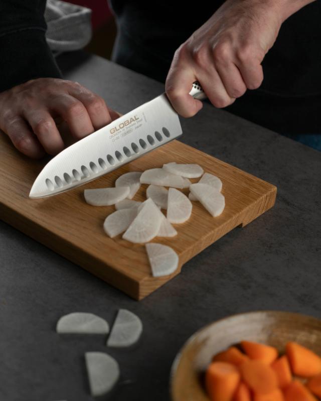 Santokukniv 18 cm grantonskær