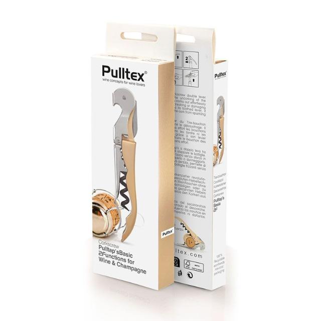 Champagneåbner Pulltaps Basic guld