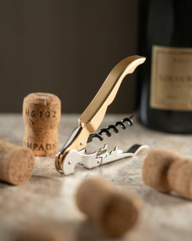 Champagneåbner Pulltaps Basic guld