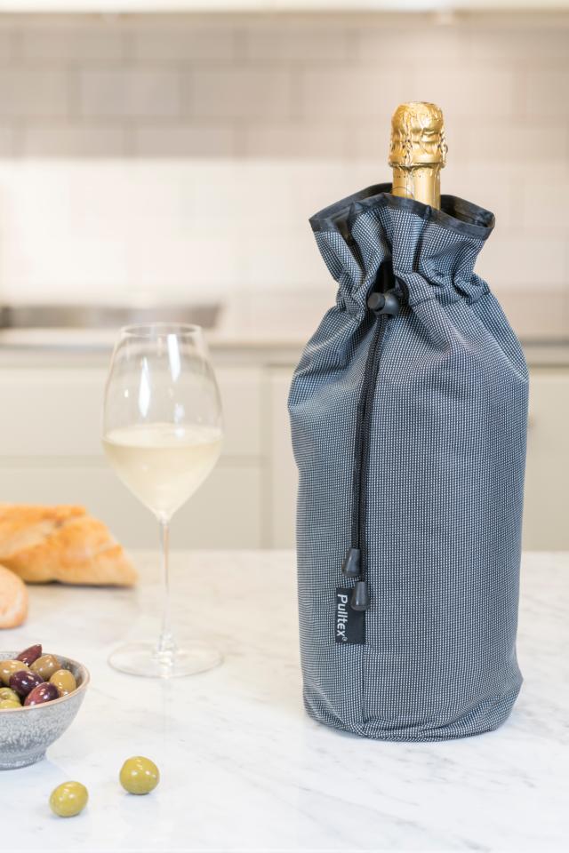 Champagnekøler til magnumflaske grå