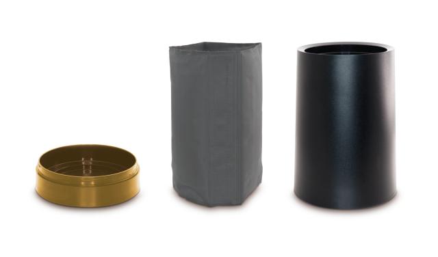 Vinkøler med gel hvid/guld