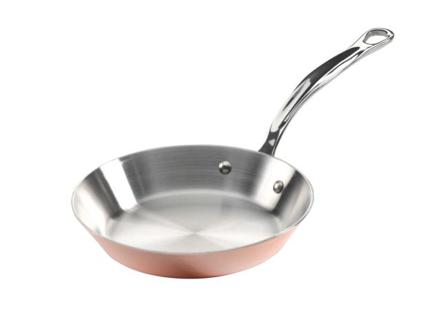 Stegepande i kobber 20 cm