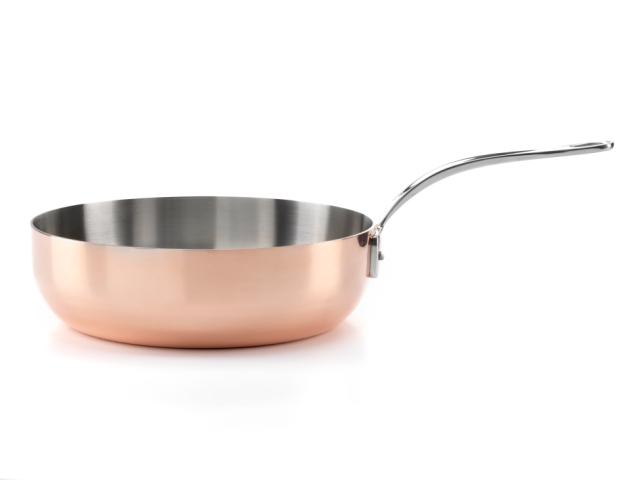 Sauteuse i kobber 1 l