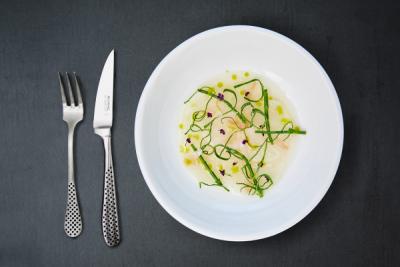 Ceviche af helleflynder & citrus