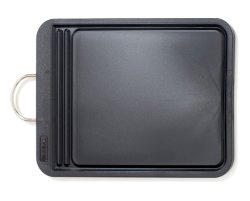 Skærebræt plastik 36,5 x 26,5 cm sort